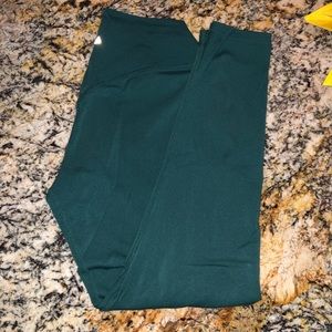 BALANCE ATHLETICA LEGGINGS SIZE SMALL DARK GREEN